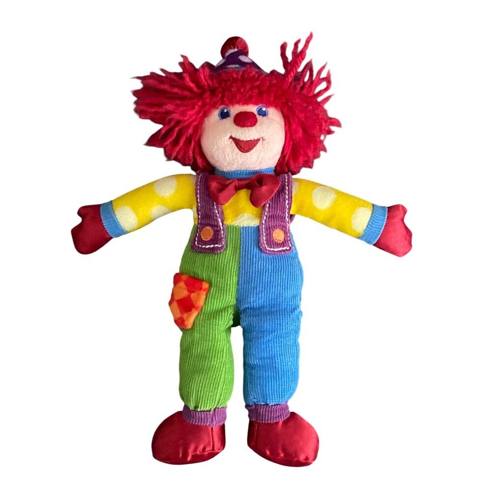 Gym Mark Inc Gymboree Gymbo Clown 2004 Plush Soft Stuffed Doll Colorful Kids